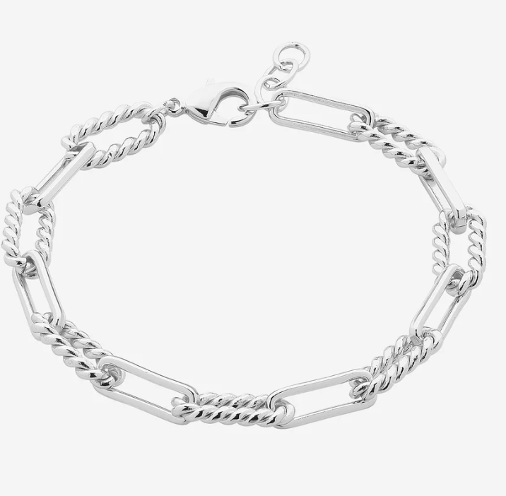 Varsity Silver Bracelet – The Q Street Collective