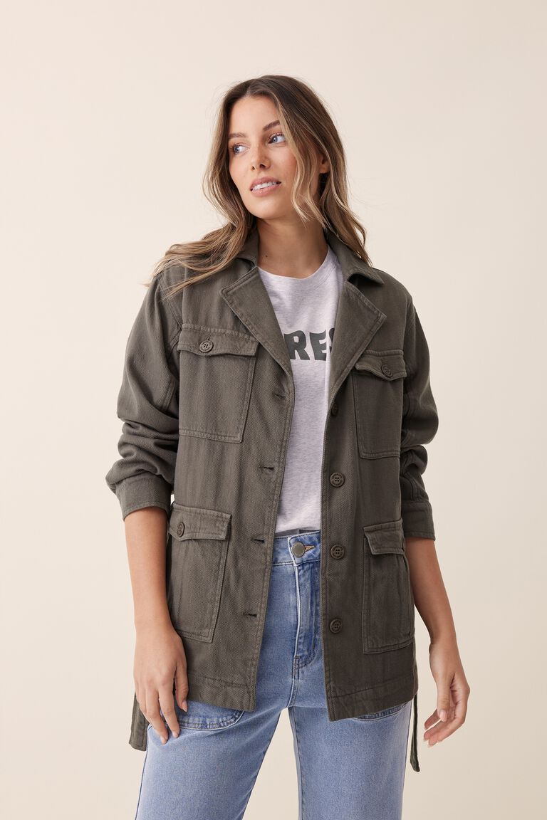 Utility Jacket Military – The Q Street Collective