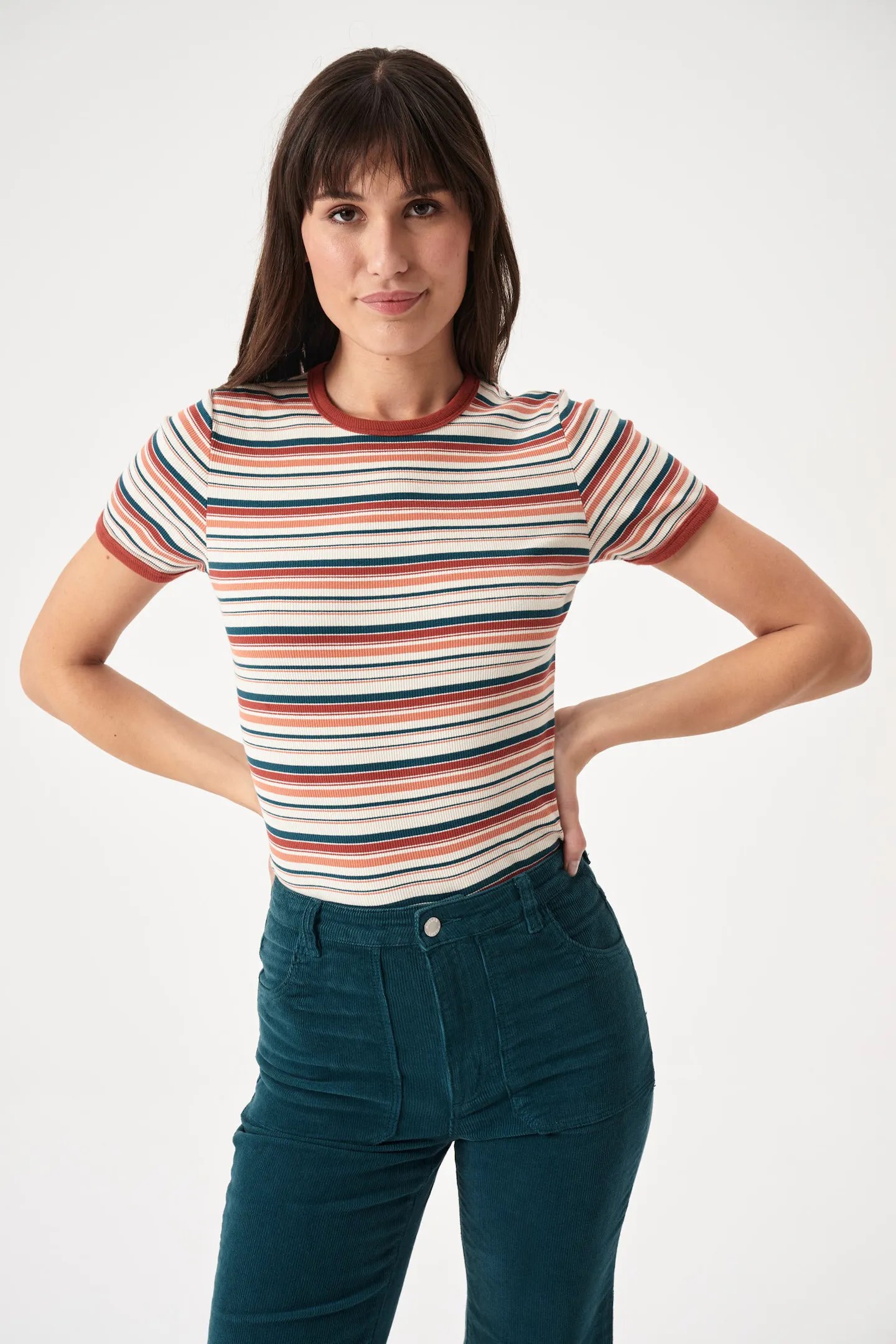 Baby Rib Tee Dazed Stripe – The Q Street Collective