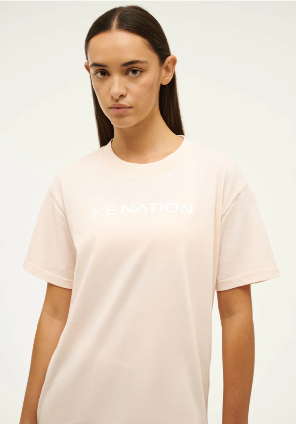 Aero SS Tee - Blush/White