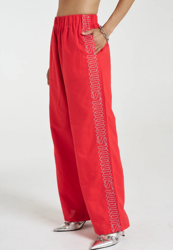 Sig Linen Pants - Scarlet Summi