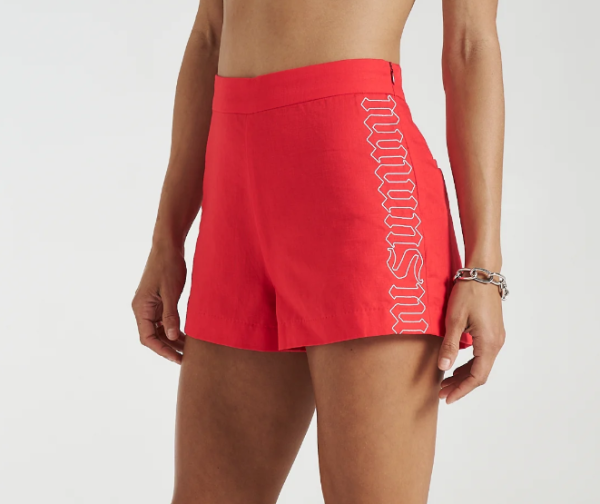 Sig Fitted Shorts - Scarlet Summi