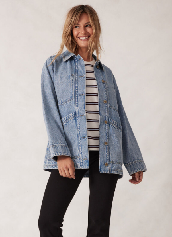 Chore Shacket Vintage Blue
