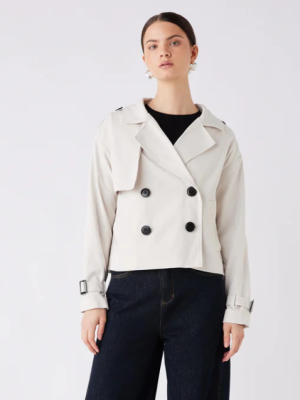 Avenue Cropped Trench Chalk