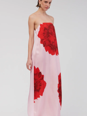 Emilia Bustier Maxi Dress Floral