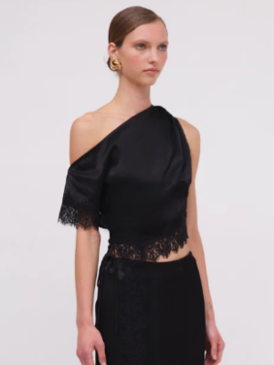 Lee Satin And Lace Top