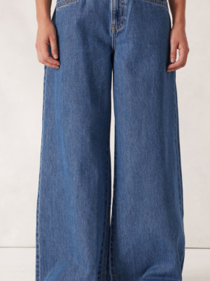 Soft Wide Jean Mid Indigo