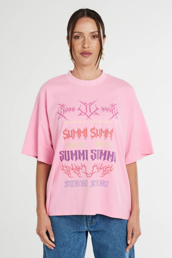 Band Tee Pink