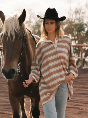 Lago Striped Rugby Jumper