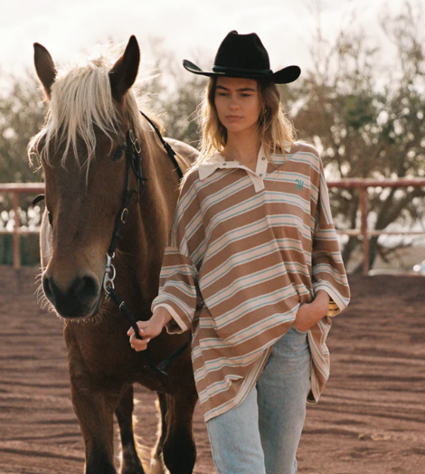 Lago Striped Rugby Jumper