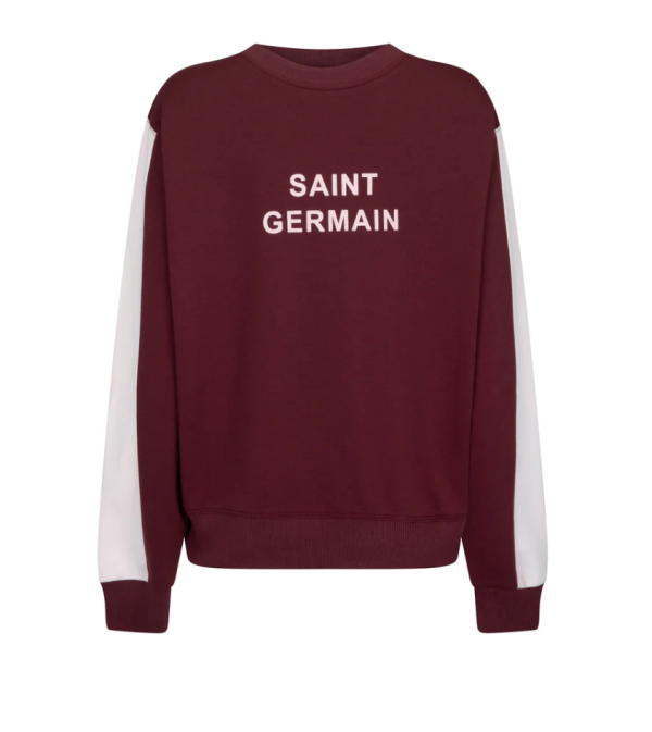 Saint Germain Knit Sweatshirt Red Wine