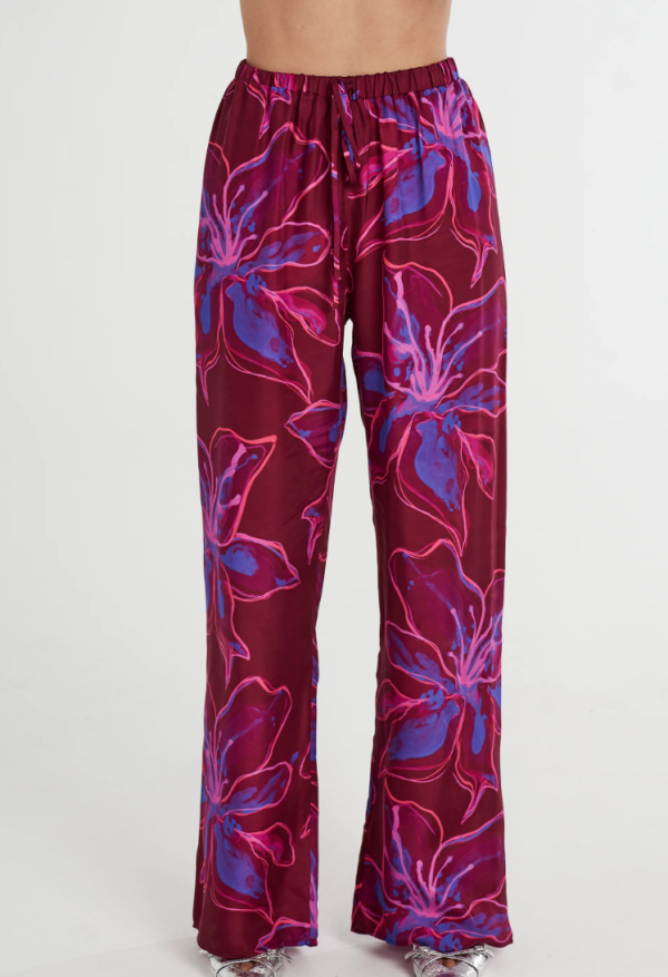 Relaxed Drawstring Pant Jam Lily