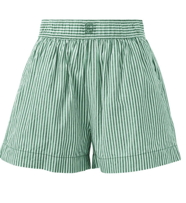 The Lounge Short Kelly Green White Stripe
