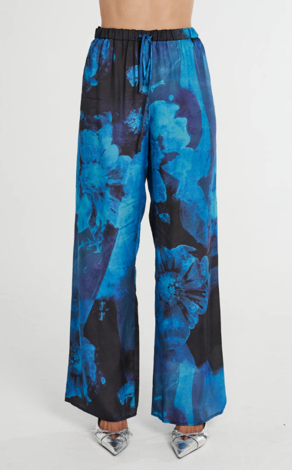 Relaxed Drawstring Pant Dark Lumen