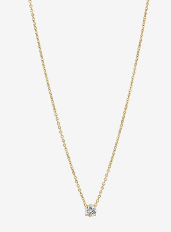 Allegra Gold Clear Necklace