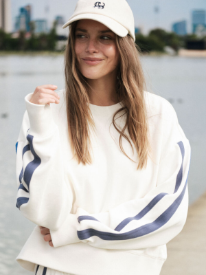 Sporty Slouch Crew Winter White