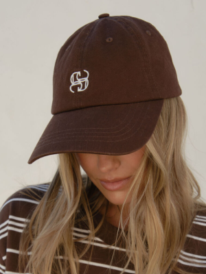 Monogram Cap Winter Choc