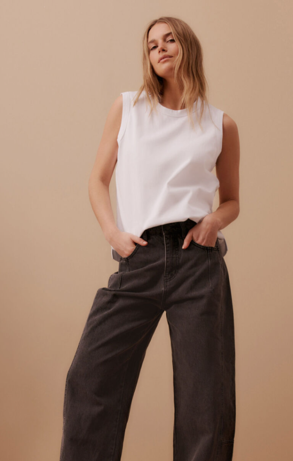 Boxy Tank White