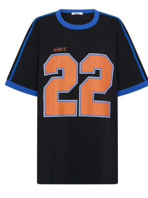 Ssaint Twenty Two Tee Black OSFA