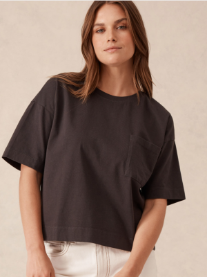 Boxy Pocket Tee Phantom
