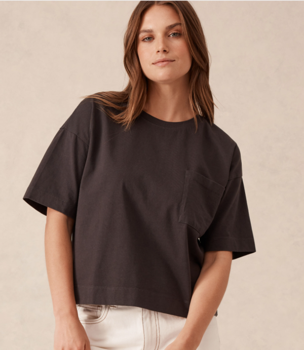 Boxy Pocket Tee Phantom