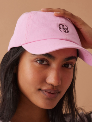 Ceres Monogram Cap Hibiuscus Pink