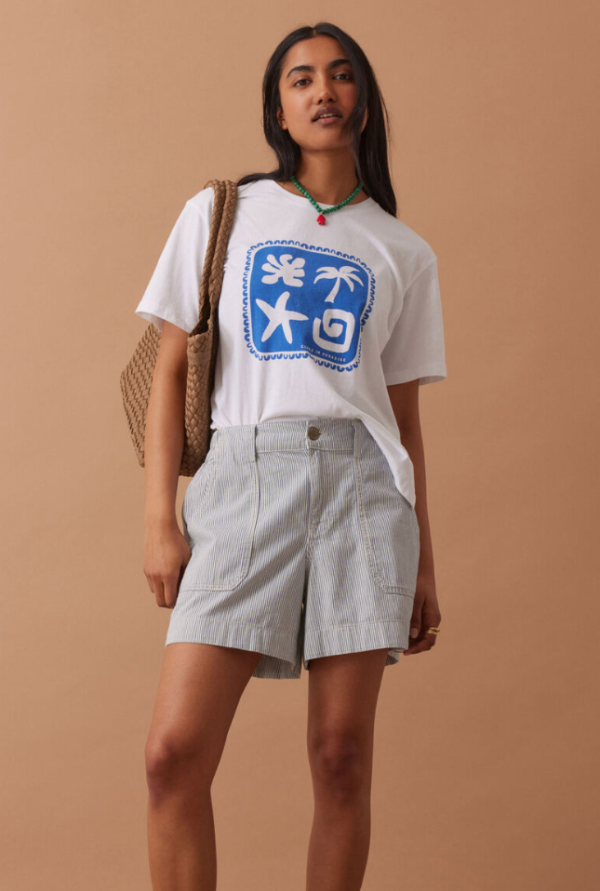 Weekender Short Fresh Blue Stripe
