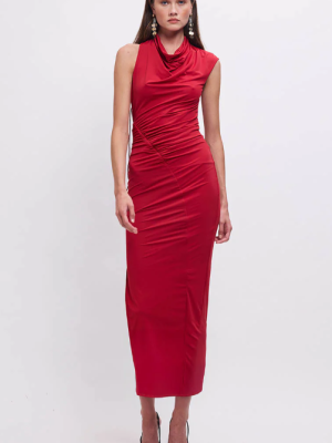 Phoebe Maxi Dress Red