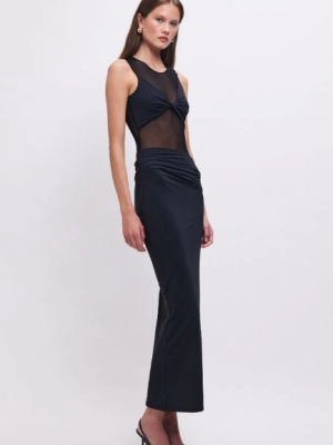 Auguste Sleeveless Maxi Dress Black