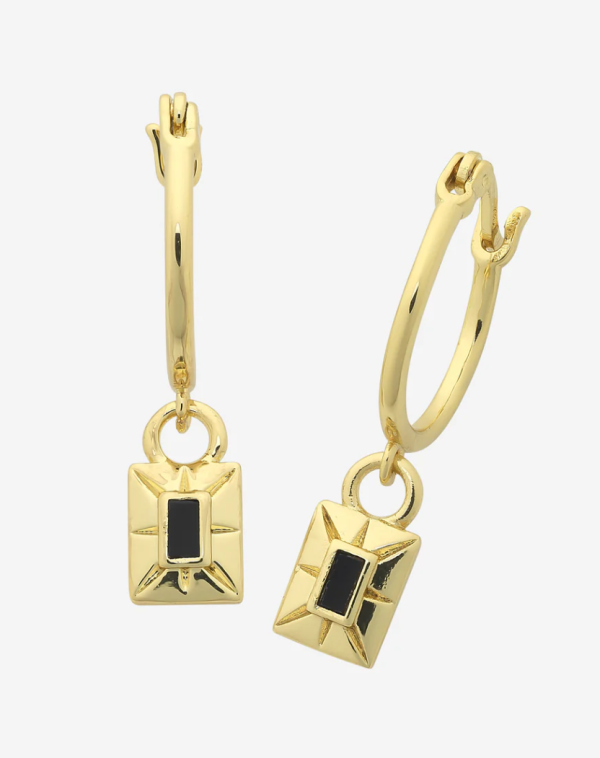 Ambrosia Gold Jet Earring