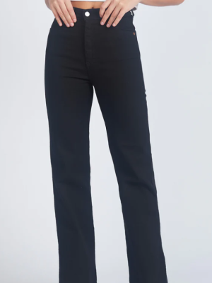 Moxy Straight Jean - Solid Black