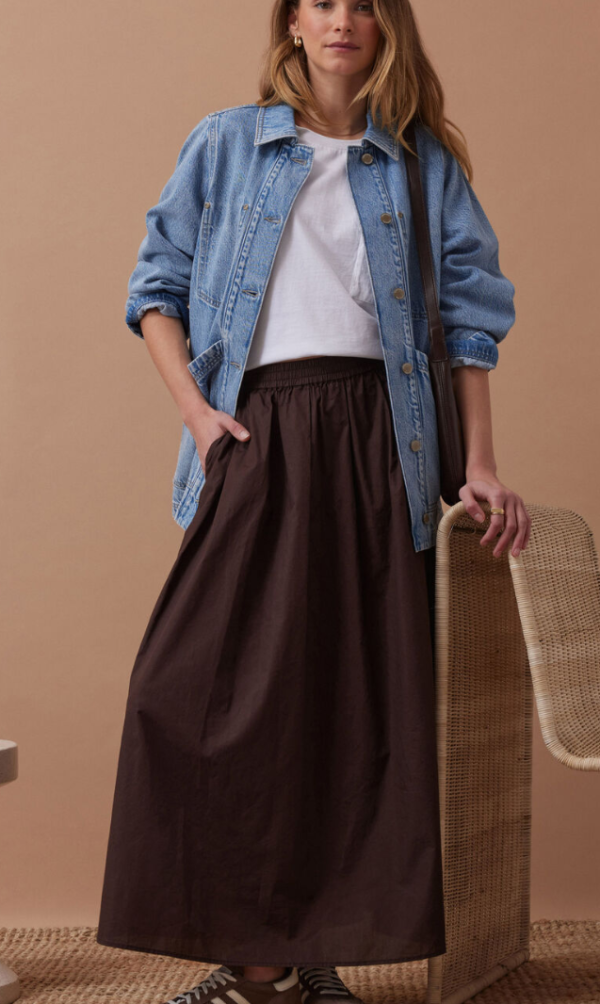 Florence Maxi Skirt Chocolate