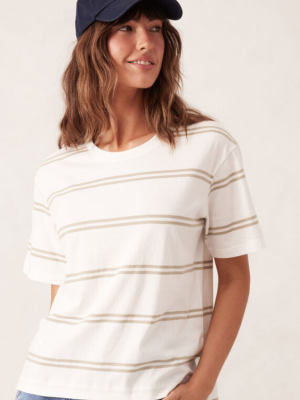 Slouchy Split Hem Tee - VanillaMatcha