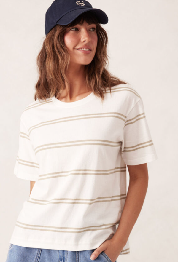 Slouchy Split Hem Tee - VanillaMatcha