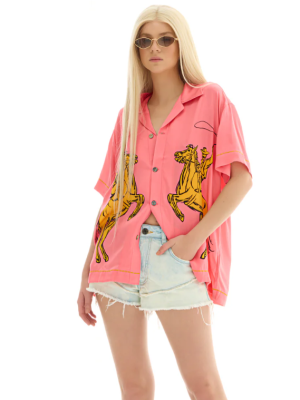 Cowboy Washed Silk Camp Shirt