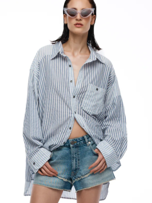 Patchwork Stripe Shirt