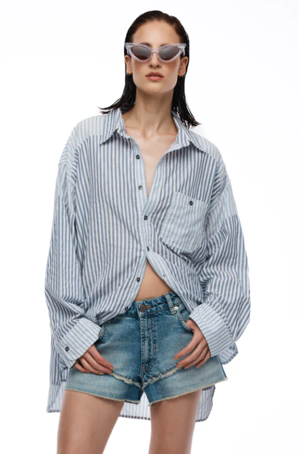 Patchwork Stripe Shirt