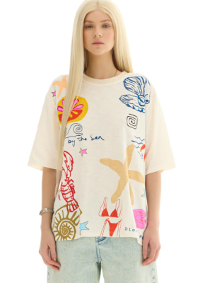 Sea Side Illustrated Tee