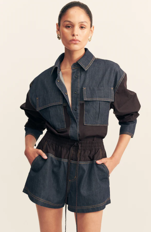 Harden Contast Short Deep Indigo