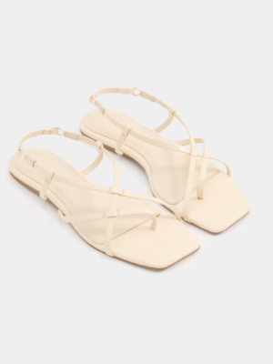 Hana Croc Sandle Ivory