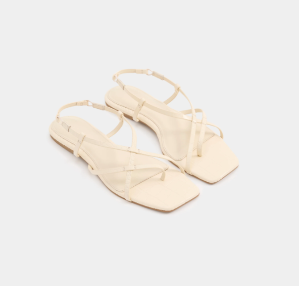 Hana Croc Sandle Ivory