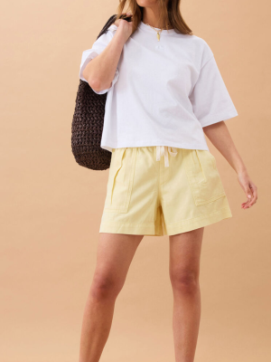 Darcy Relaxed Everyday Short Washed Butter