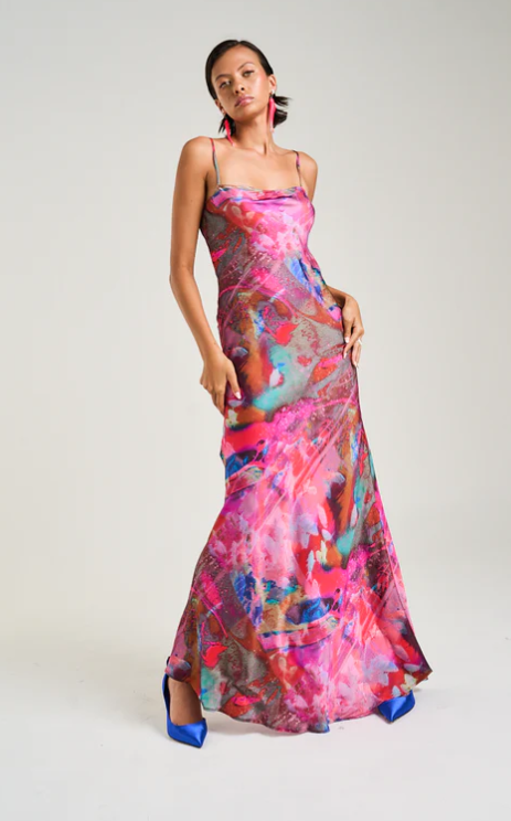 Luna Maxi Dress - Fish Tank