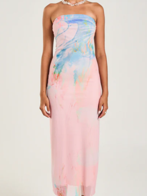 Strapless Mesh Dress-Meduse Phase