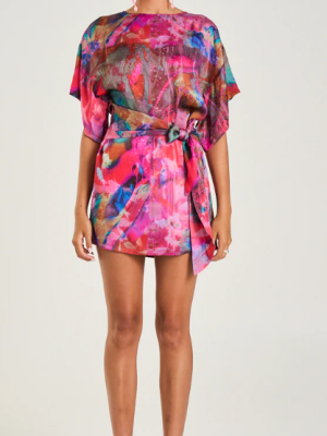 Tie Front Dress - Fish Tank