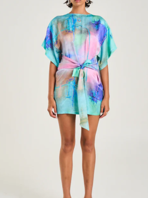 Tie Front Dress - H2O