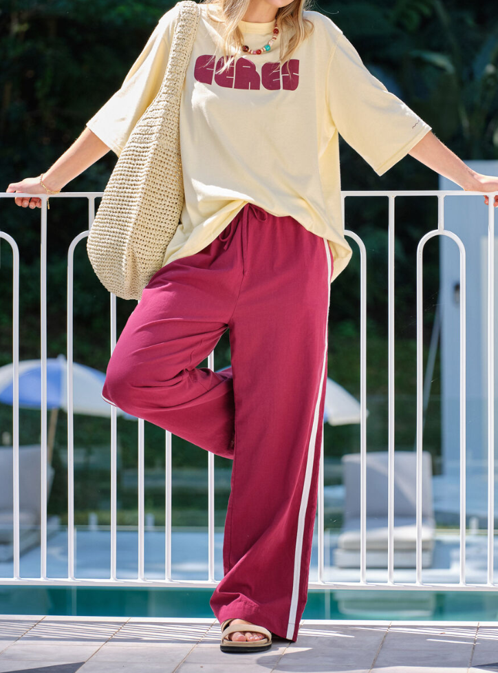 Resort Pant Pomegranate