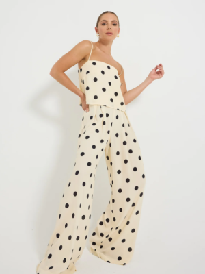 Sophie Pant Cream/Black