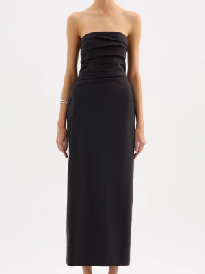 Raina Strapless Dress Black