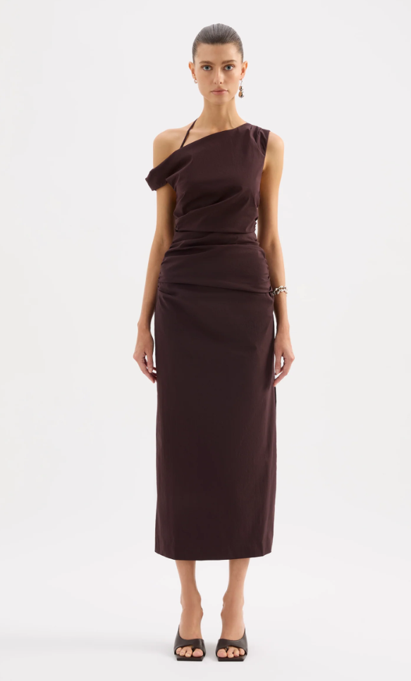 Raina Off Shoulder Dress Sumac